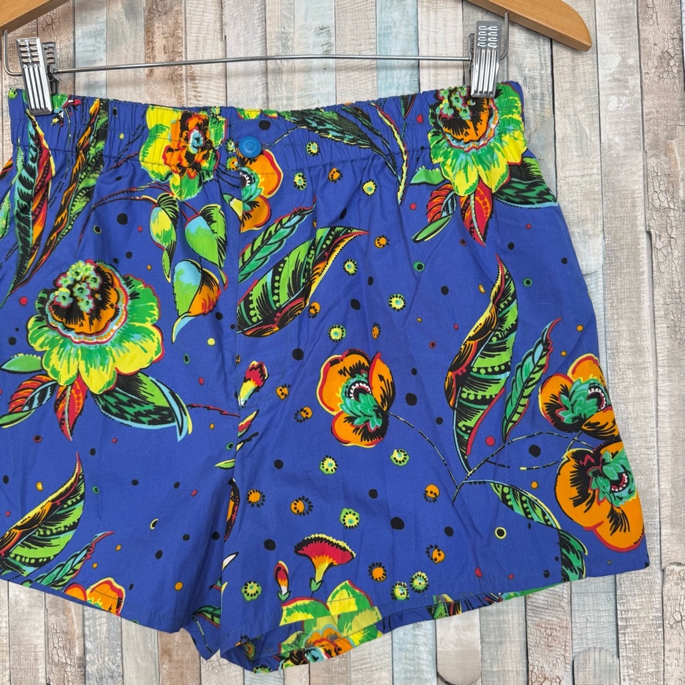 Versace Mare XS Vintage 90s Colorful Floral Shorts Swim Trunks Beach 3.5” Inseam